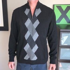 NEW alfani quarter zip sweater